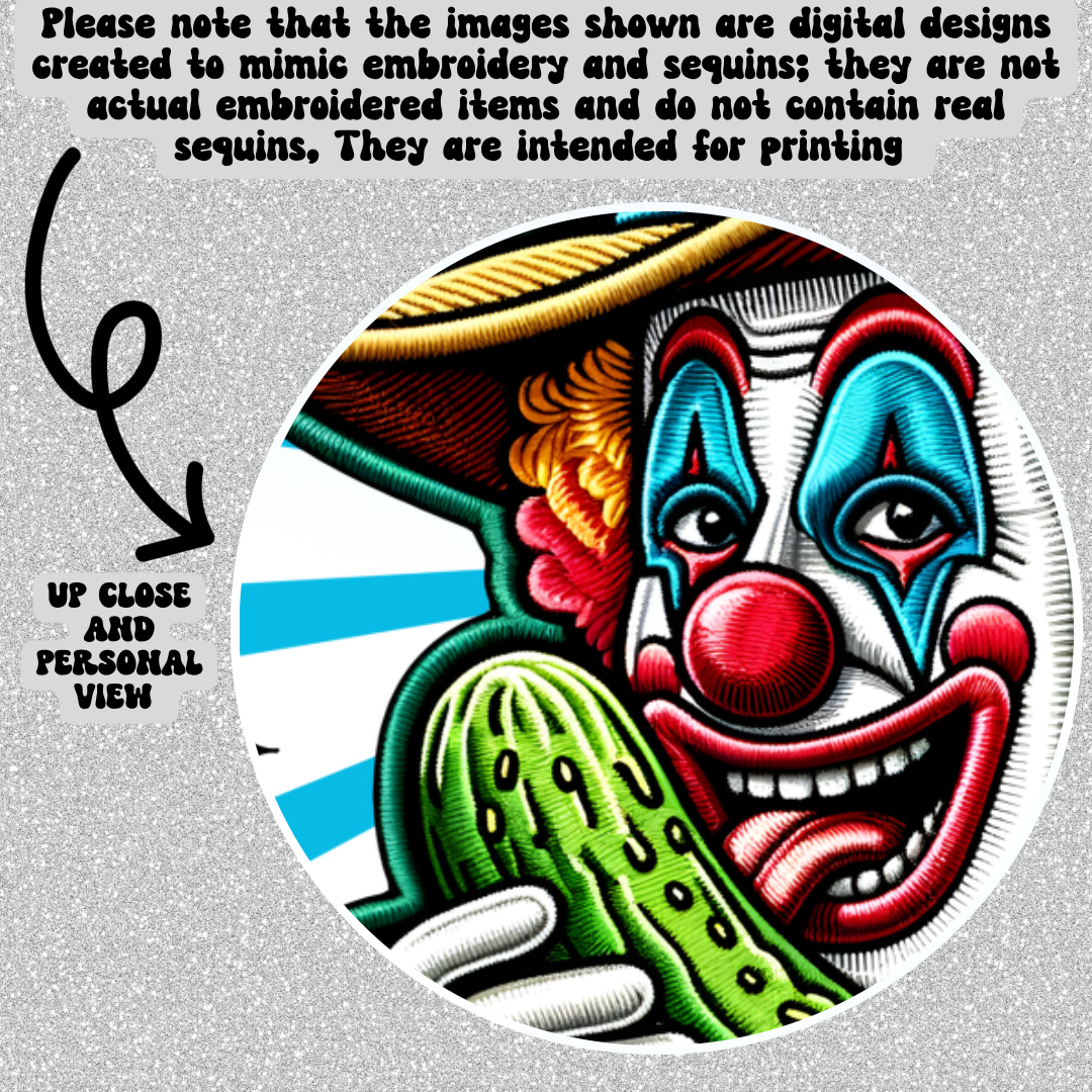 Lickin Pickles makes me Giggle Faux Embroidered Comfort Colors T-shirt