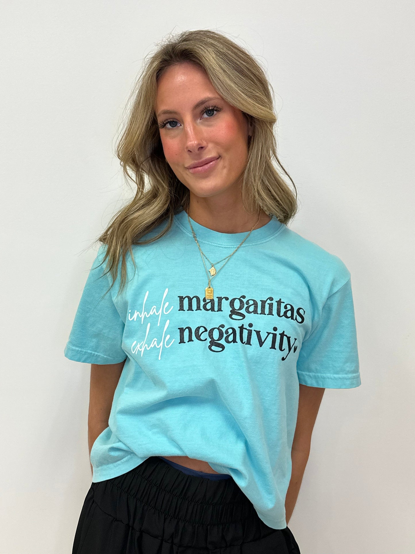 PACK- Inhale Margs, Exhale Negativity (glitter ink)