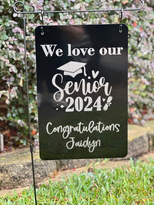 Graduation Yard Sign • Garden Flag