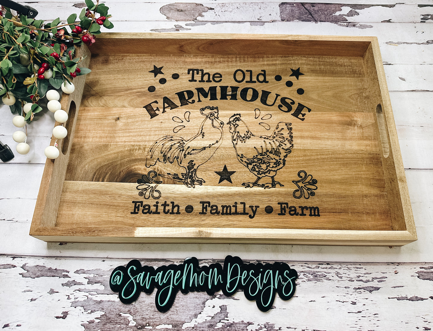 Serving Tray • Farmhouse Decor