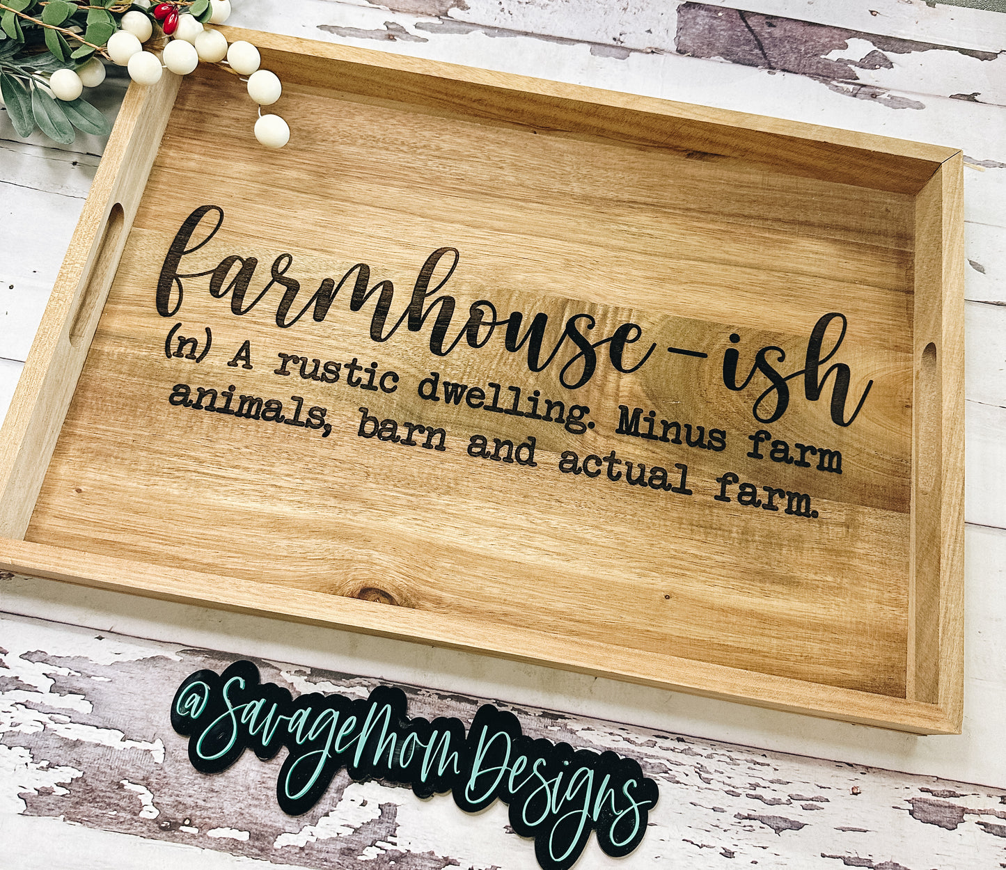 Serving Tray • Farmhouse Decor