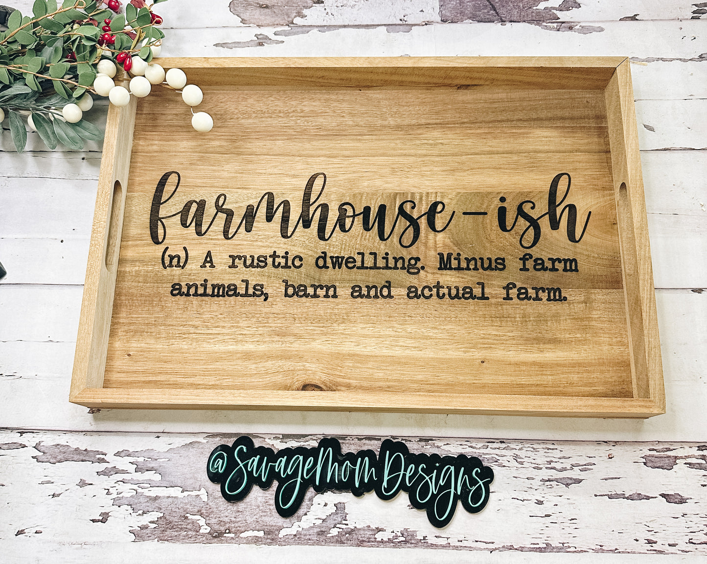 Serving Tray • Farmhouse Decor