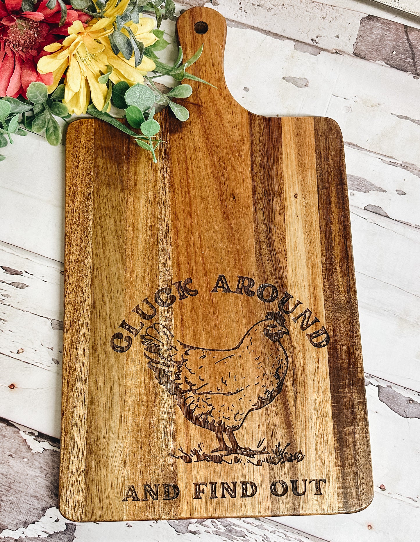 Cluck Around and Find Out Charcuterie Board