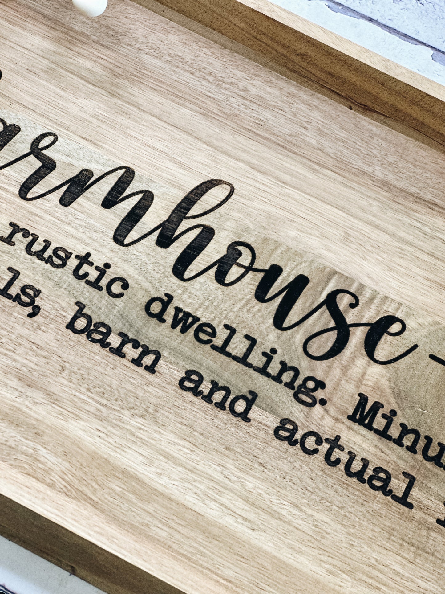 Serving Tray • Farmhouse Decor