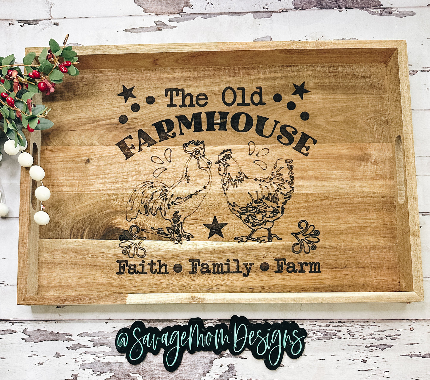 Serving Tray • Farmhouse Decor