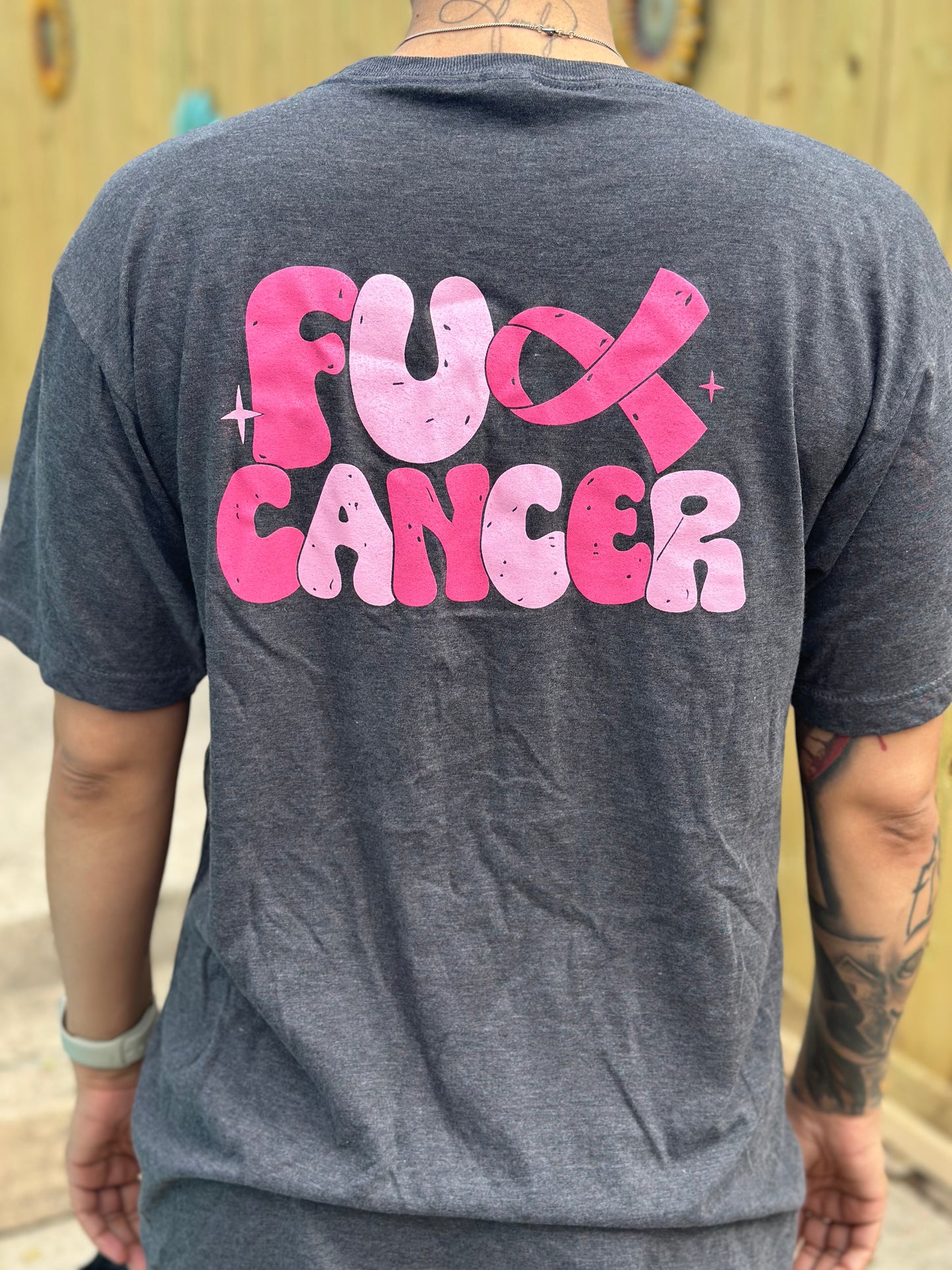 Fu*k Cancer / Team Haley Breast Cancer Tee • Breast Cancer Benefit