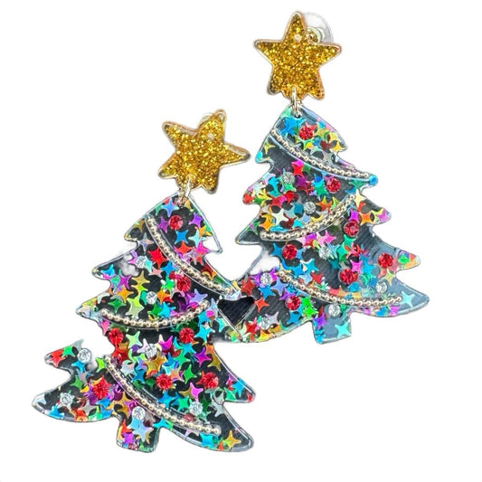 Envy Stylz Boutique Women - Accessories - Earrings Colorful Christmas Tree Stud Earrings