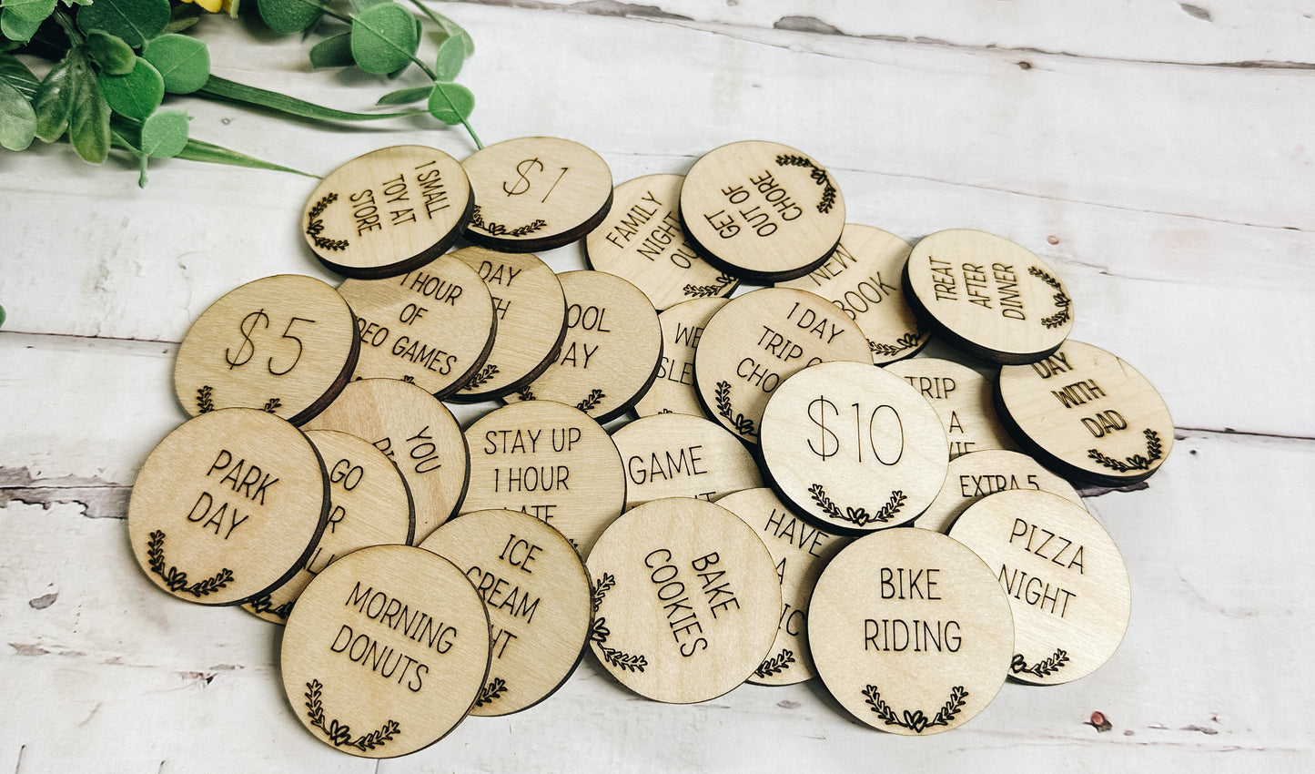 Additional Reward Tokens Only - Reward Tokens for Kids, Reward Jar for Kids, Behavior Rewards, Rewards for Kids, Chore Rewards