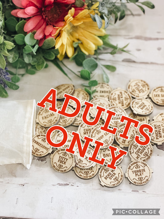 Adult Activity Tokens, Naughty Tokens, Bedroom Fun, Naughty Time Fun Tokens, Adult Date Night Activities, Spicy Date Night, X Rated Activity