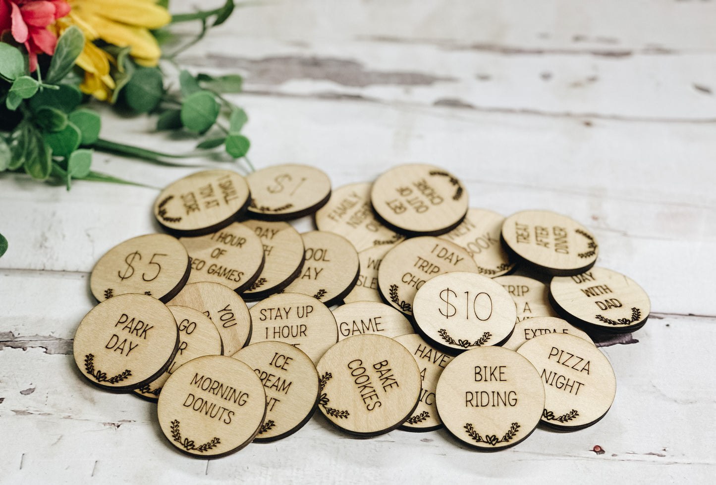 Additional Reward Tokens Only - Reward Tokens for Kids, Reward Jar for Kids, Behavior Rewards, Rewards for Kids, Chore Rewards