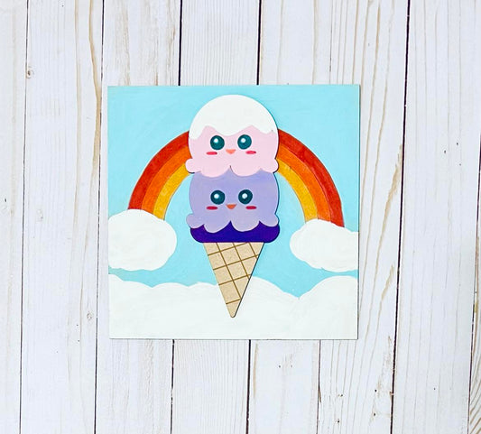 Ice Cream DIY Paint Kit for Kids