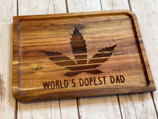 Rolling Tray • Worlds Dopest Dad