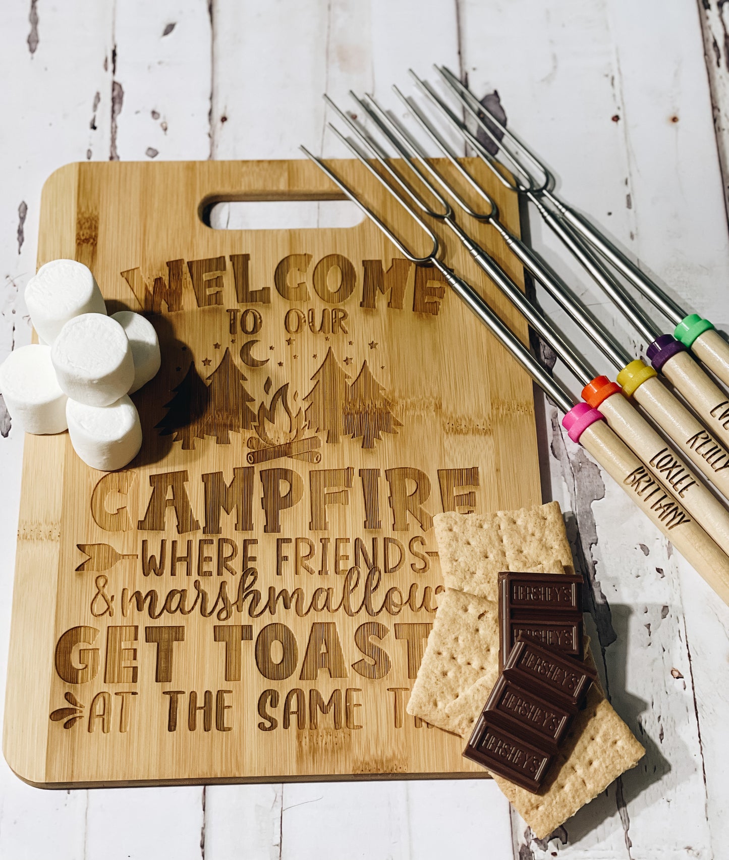 S’mores Kit • Smores Serving Board