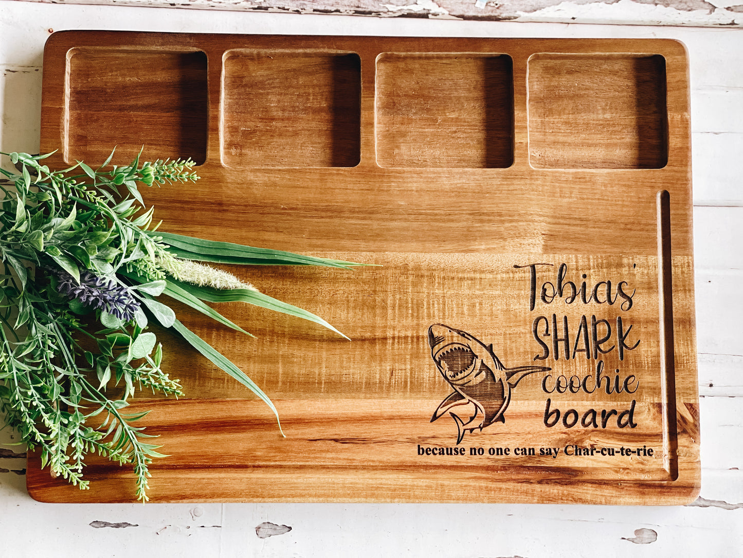 Shark Coochie Serving Board • Charcuterie Board