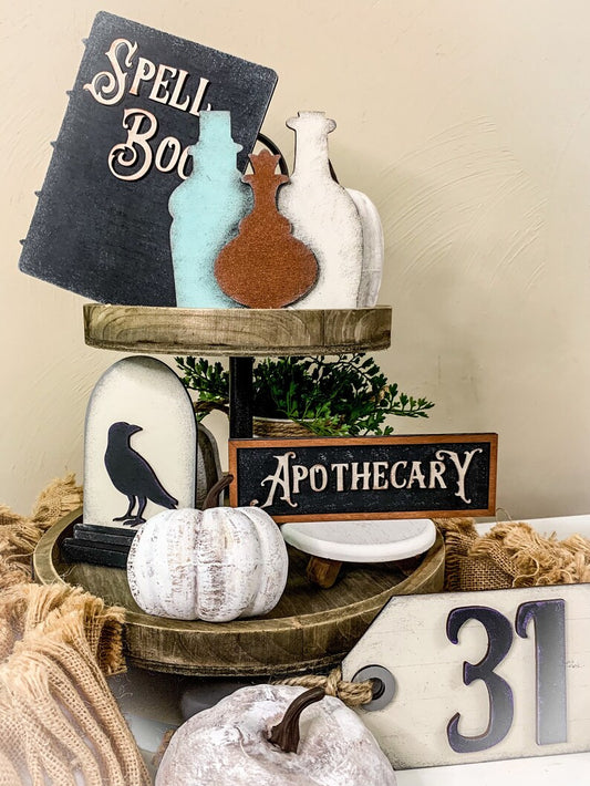 Halloween Tiered Tray Set • Fall Decor