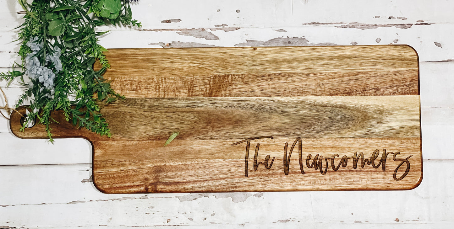 Personalized Serving Board • Charcuterie Board