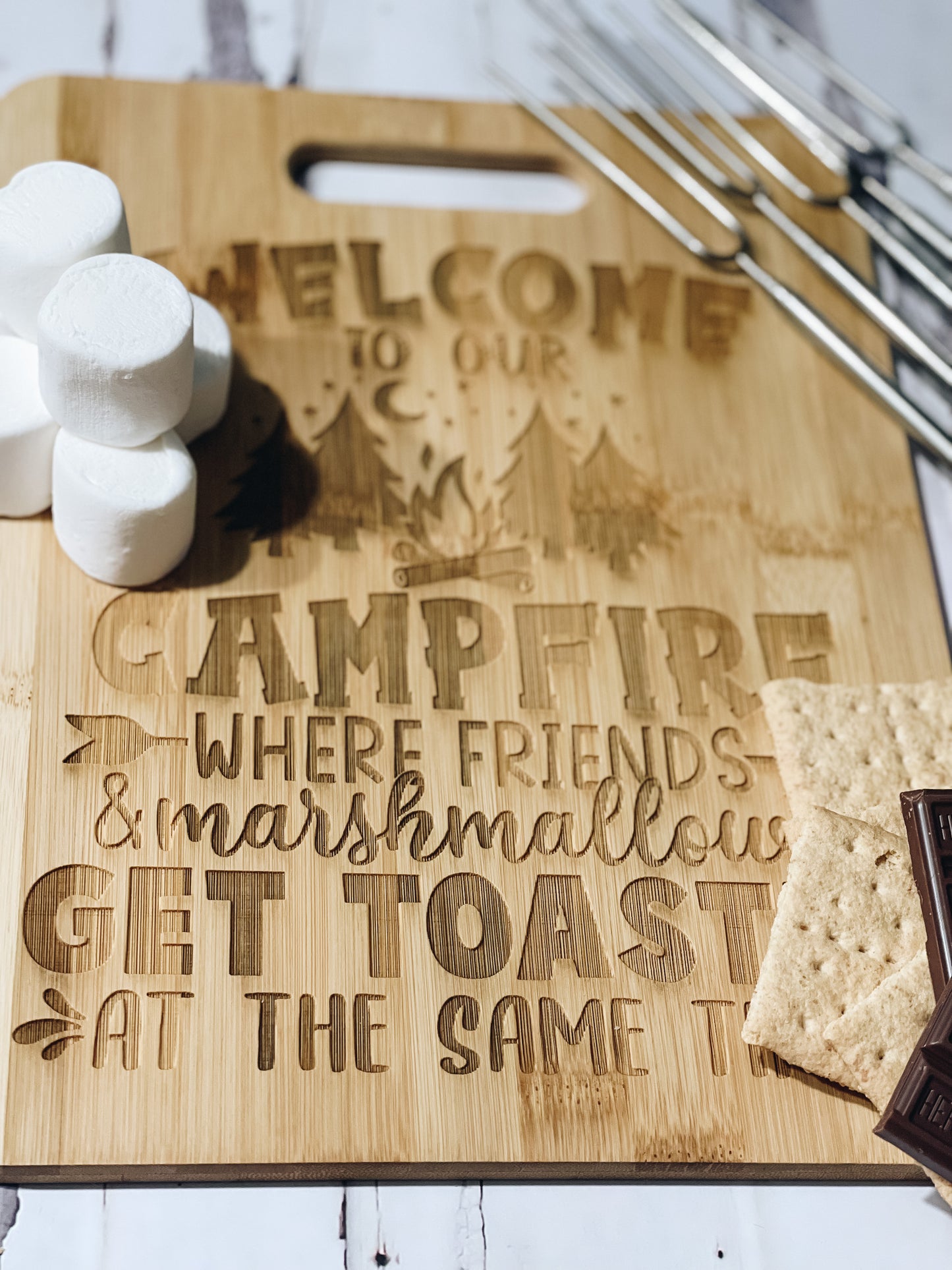 S’mores Kit • Smores Serving Board