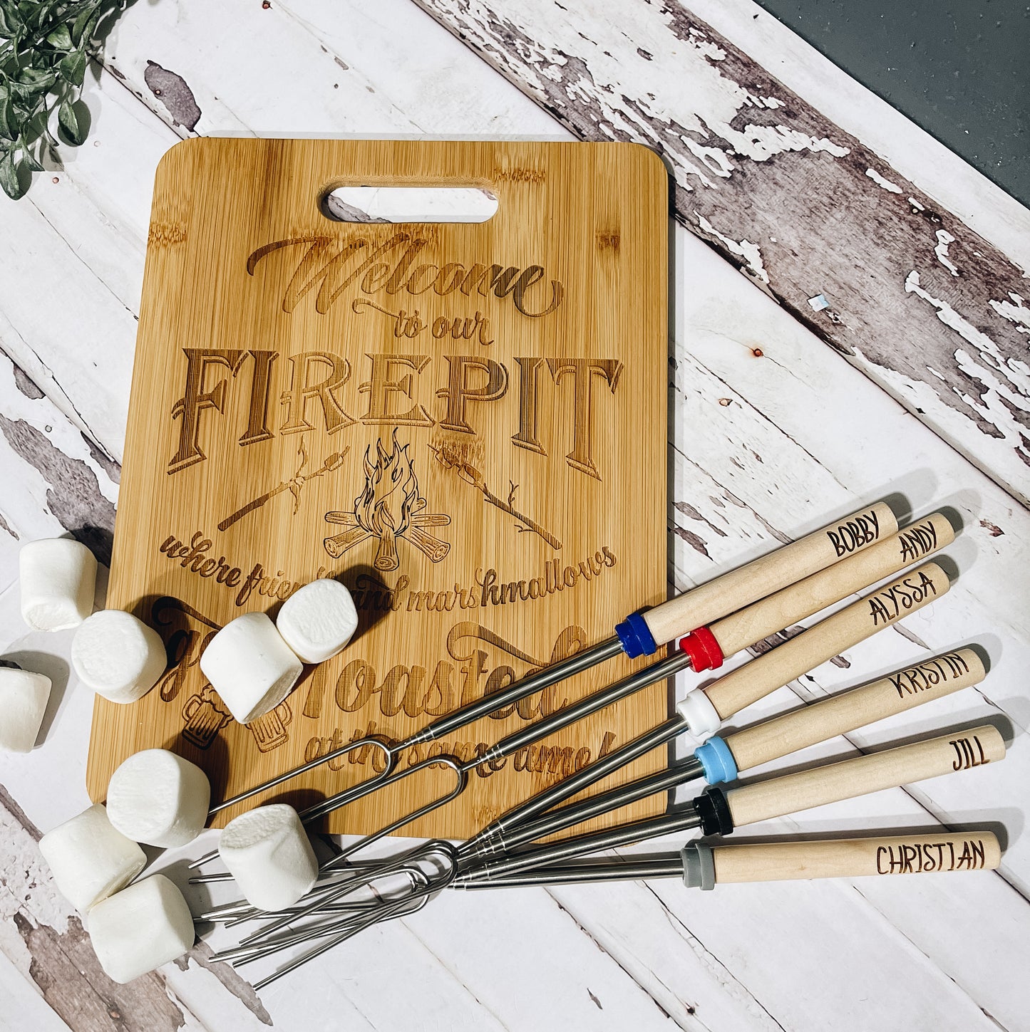 S’mores Kit • Smores Serving Board