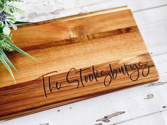 Personalized Serving Board • Charcuterie Board