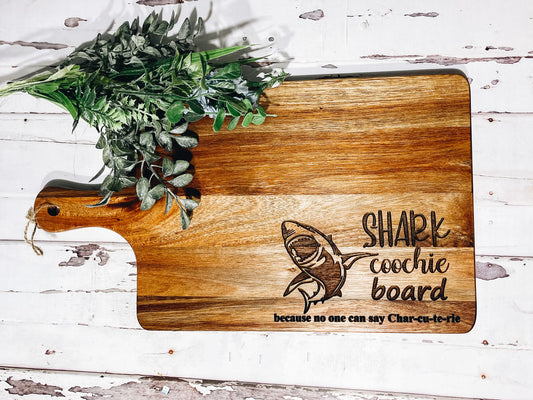 Shark Coochie Serving Board • Charcuterie Board