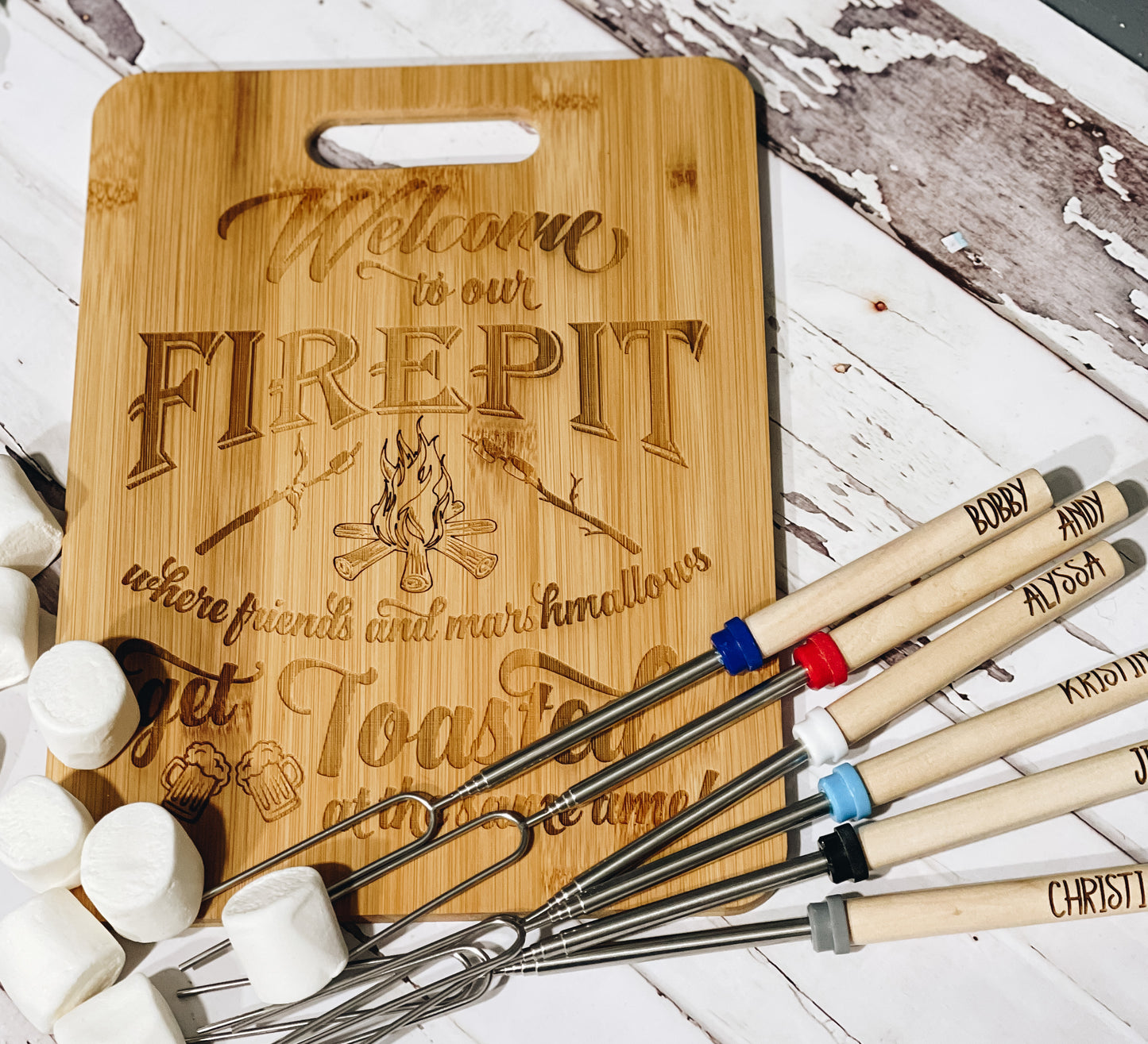 S’mores Kit • Smores Serving Board