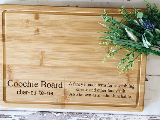 Coochie Board Serving Board • Charcuterie Board
