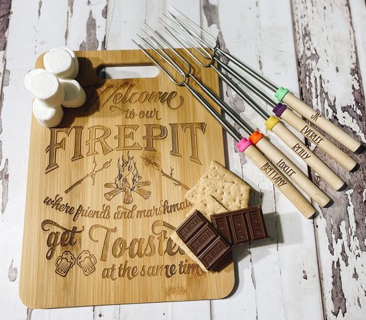 S’mores Kit • Smores Serving Board
